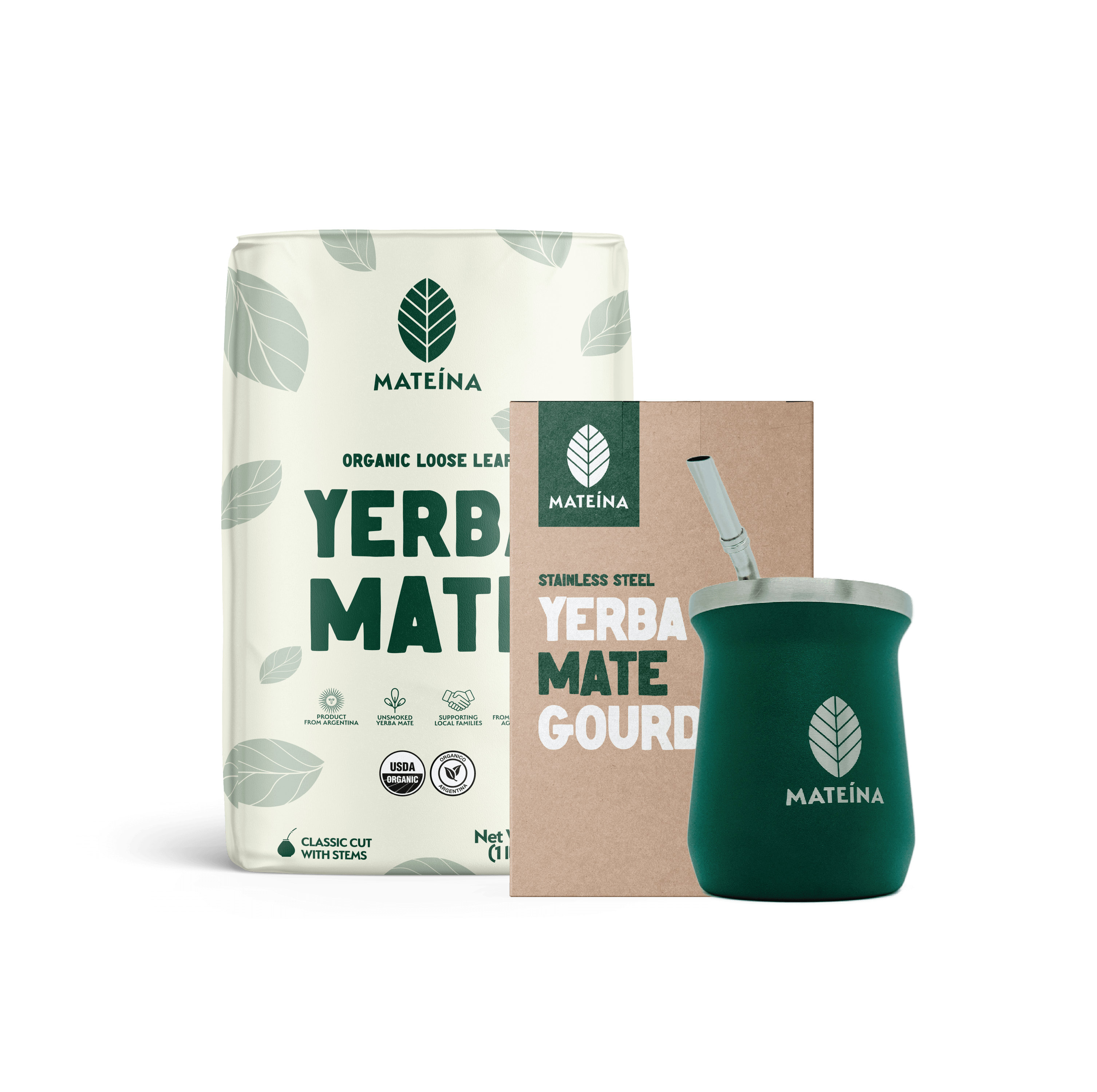 Essentials Set - Gourd, Bombilla, and Yerba Mate