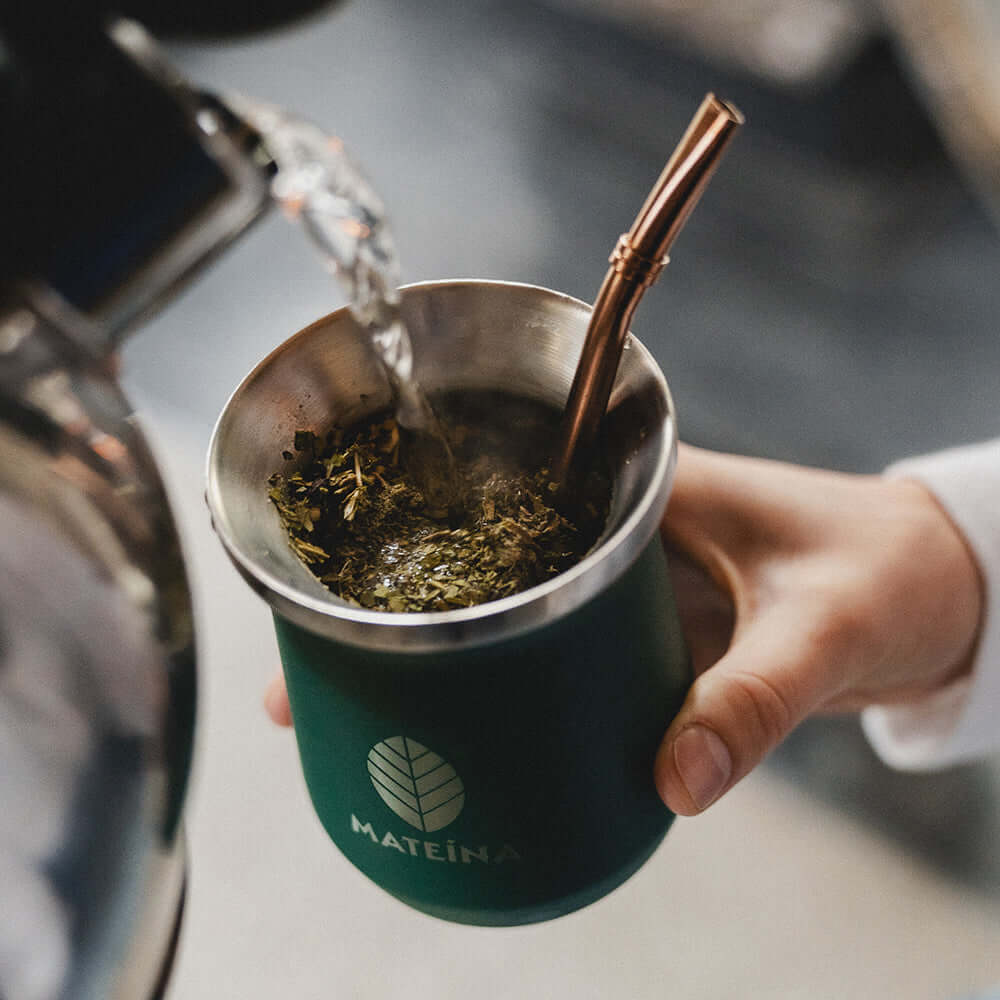 Green Mate Gourd & Bombilla Set