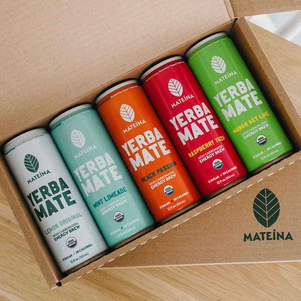 Zero Sugar Yerba Mate Sampler Pack  Mateina